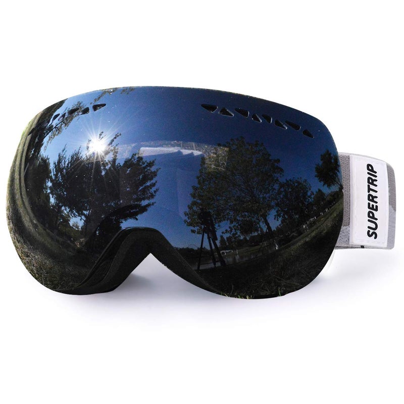 Supertrip Professional Ski Goggles for Men and Women Double Lens Anti-Fog Big Spherical Skiing Unisex Multicolor Snow Goggles - Image 1